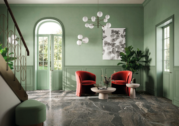 MARBLE LAB - JATOBA BROWN - Porcelain stoneware wall/floor tiles with marble effect by Fiandre Architectural Surfaces - view 3